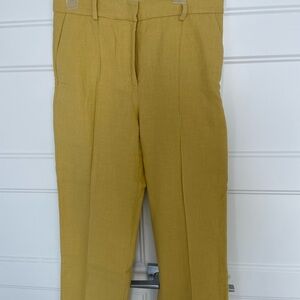 Sezane Ochre 7/8s Cropped Pants
